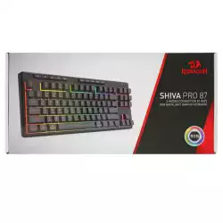 Геймърска клавиатура Redragon Shiva TKL Pro K516RGB-PRO с кабел и безжична Bluetooth, RGB осветление - черна