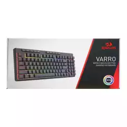 Геймърска клавиатура Redragon Varro RGB K517-RGB - черна
