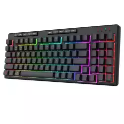Геймърска клавиатура Redragon Varro RGB K517-RGB - черна
