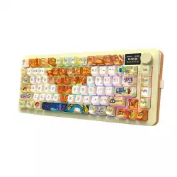 Геймърска механична клавиатура Redragon Flekact Pro Art Anime K708GF-RGB-PRO с Bluetooth и безжична връзка и RGB осветление