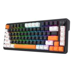 Геймърска механична клавиатура Redragon Landshaker K714BWO-RGB с RGB осветление - черно/бяло