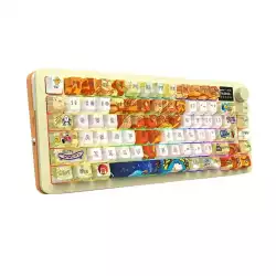 Геймърска механична клавиатура Redragon Flekact Pro Art Anime K708GF-RGB-PRO с Bluetooth и безжична връзка и RGB осветление