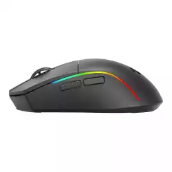 Геймърска мишка Redragon Deicide Standard M816-STD с кабел и безжична Bluetooth връзка, RGB осветление - черна