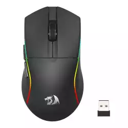 Геймърска мишка Redragon Deicide Standard M816-STD с кабел и безжична Bluetooth връзка, RGB осветление - черна