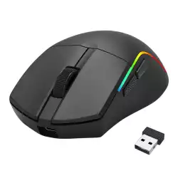 Геймърска мишка Redragon Deicide Standard M816-STD с кабел и безжична Bluetooth връзка, RGB осветление - черна