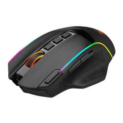 Геймърска мишка Redragon Enlightment Pro M991RGB-PRO безжична и кабелна с RGB осветление - черна