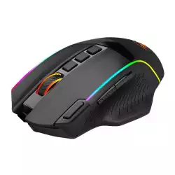 Геймърска мишка Redragon Enlightment Pro M991RGB-PRO безжична и кабелна с RGB осветление - черна
