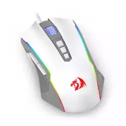 Геймърска мишка Redragon Ranger Basic M910H с RGB осветление - бяла