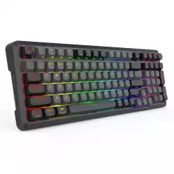 Геймърска жична и безжична механична клавиатура Redragon Bragi Pro Bluetooth K688GB-RGB-PRO - черно/сиво