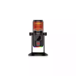 Геймърски кондензаторен микрофон Redragon Stellaris GM306 – RGB USB със стойка и многофункционални режими