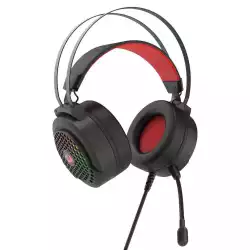 Геймърски слушалки Redragon Carmen H261 с RGB осветление - черни