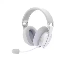 Геймърски слушалки Redragon Luce H888W с кабел и безжична Bluetooth връзка - бели