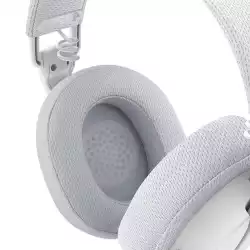 Геймърски слушалки Redragon Luce H888W с кабел и безжична Bluetooth връзка - бели