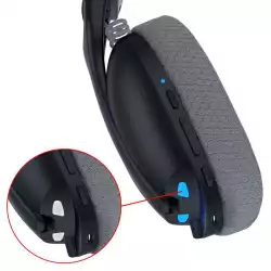 Геймърски слушалки Redragon Skuld Pro H878BG с кабел и безжична Bluetooth подсветка - черни