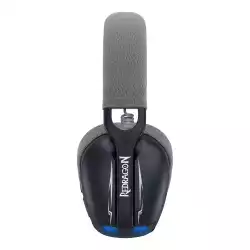 Геймърски слушалки Redragon Skuld Pro H878BG с кабел и безжична Bluetooth подсветка - черни