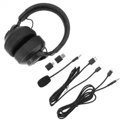 Геймърски слушалки Redragon Spectra Pro H889 с кабел и безжична Bluetooth връзка - черни