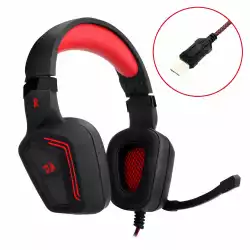 Геймърски слушалки с микрофон Redragon Muses 2 H310-1-BK черно-червени                          