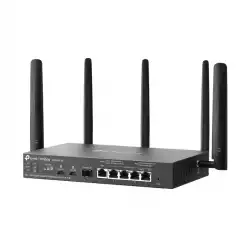 Гигабитен VPN рутер TP-Link Omada 4G+ Cat6 ER706WP-4G AX3000 4-портов PoE+