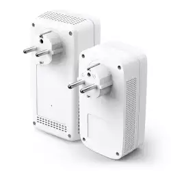 Гигабитов Powerline комплект с Wi-Fi ac и вграден електрически контакт TP-Link TL-WPA8631P KIT AV1300