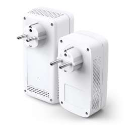 Гигабитов Powerline комплект с Wi-Fi ac и вграден електрически контакт TP-Link TL-WPA8631P KIT AV1300