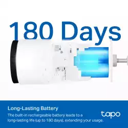 Интелигентна безжична охранителна Indoor/Outdoor камера TP-Link Tapo C410