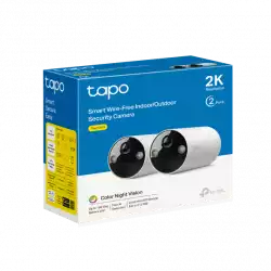 Интелигентна безжична охранителна Indoor/Outdoor камера TP-Link Tapo C410(2-pack)