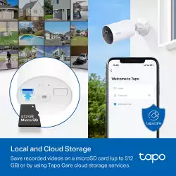 Интелигентна безжична охранителна Indoor/Outdoor камера TP-Link Tapo C410