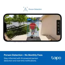 Интелигентна безжична външна охранителна камера TP-Link Tapo C400