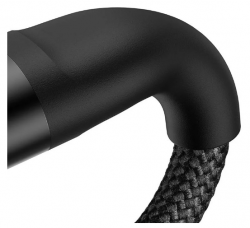 Кабел Baseus CASS030201 3в1 Flash Series USB към USB-C + micro USB + Lightning 100W 1.5м черен