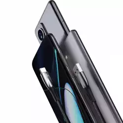 Кабел Baseus Glimmer Series USB-A - USB-C 100W 480Mbps 1м CADH00401 - черен