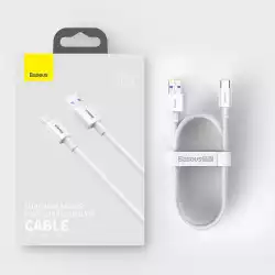 Кабел Baseus Superior CATYS-02 USB към USB-C, 66W, 1м, бял