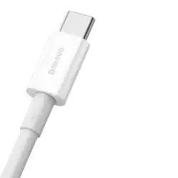 Кабел Baseus Superior CATYS-02 USB към USB-C, 66W, 1м, бял