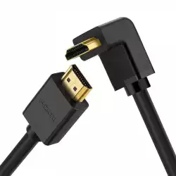 Кабел UGREEN HD103 10173 HDMI Cable 1 м, 4K@@30Hz (90° ъглов конектор)