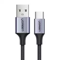 Кабел Ugreen US288 60126 USB-A към USB-C – 1 м - сив