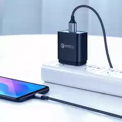 Кабел Ugreen US288 60126 USB-A към USB-C – 1 м - сив