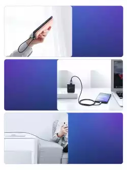 Кабел Ugreen US288 60126 USB-A към USB-C – 1 м - сив