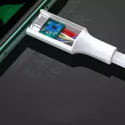 Кабел Ugreen US300 60552, USB-C/USB-C 5А,DATA, 2м - бял