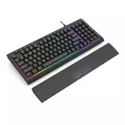 Кабелна и безжична Bluetooth механична геймърска клавиатура Redragon Shiva Pro K515RGB-PRO с RGB осветление - черна
