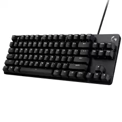 Кабелна механична игрална клавиатура с тактилни превключватели Logitech G413 TKL SE 920-010446 - черна