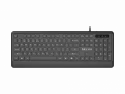Клавиатура Delux K7009BU с БДС кирилизация                          