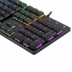 Клавиатура Redragon Shrapnel механична геймърска RGB K589RGB-BK red switches
