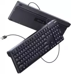 Клавиатура Ugreen KU004 45205 CHOCOLATE MEMBRANE, 1.5m - БДС КИРИЛИЗАЦИЯ