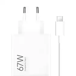 Комплект бързо зарядно устройство 67W HyperCharge (Type-A) EU, Xiaomi