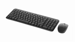 Комплект безжична и Bluetooth клавиатура и мишка Logitech MK250 920-013519 - графит