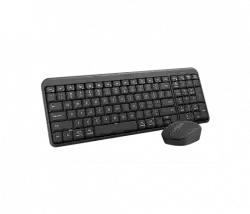 Комплект безжична и Bluetooth клавиатура и мишка Logitech MK250 920-013519 - графит
