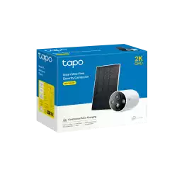 Комплект интелигентна безжична охранителна камера със слънчев панел TP-Link Tapo C425 KIT