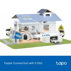 Комплект охранителна камера със слънчево захранване Pan/Tilt TP-Link Tapo C660 KIT