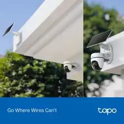 Комплект охранителна камера със слънчев панел, Pan/Tilt TP-Link Tapo C630 KIT