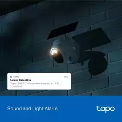 Комплект охранителна камера със слънчево захранване Pan/Tilt TP-Link Tapo C660 KIT