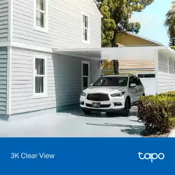 Комплект охранителна камера със слънчев панел, Pan/Tilt TP-Link Tapo C630 KIT